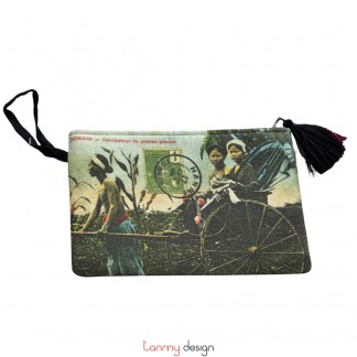 Travel pouch - retro 20*15cm